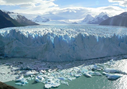 Perito Moreno Periodically, the glacier advances so much that it creates a natural dam that divides the lake. When the pressure of the dammed water reaches breaking point,...
