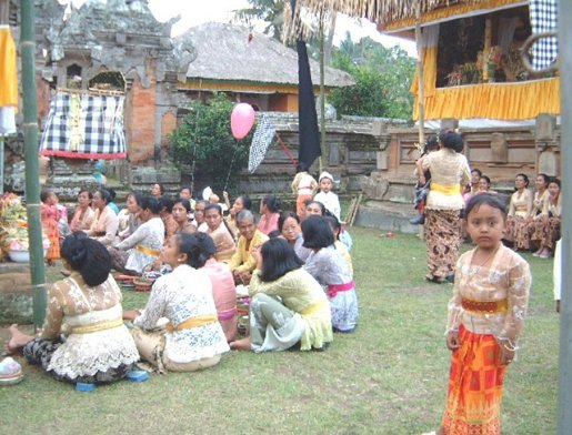 Country side Ceremony - Bali - August 1997.