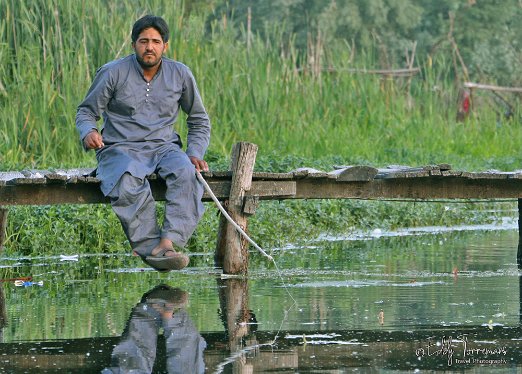 Fishing Along the line of control, fear and tension is often the issue in the region. During our visit, peace and calm was the norm. Srinagar - June 07, 2019