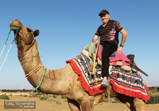 Jaisalmer I spent the night at this Desert Camp, away from the city of Jaisalmer. It gave me the opportunity to ride a camel to the virgin sands, enjoying sunset....