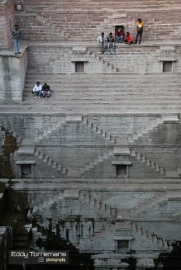 Jodhpur The Step Well Square is a mini-architectural tour with the Toorji's Step Well at the center, and almost 250 yrs of building tradition on view at Jodhpur....