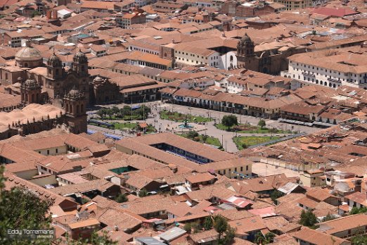 Plaza de Armas Situated in the Peruvian Andes, Cuzco developed, under the Inca ruler Pachacutec, into a complex urban centre with distinct religious and administrative...