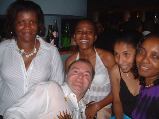Ladies Night Having fun during ladies night with new friends at Katiolo Disco - Mahé - Seychelles - August 2006