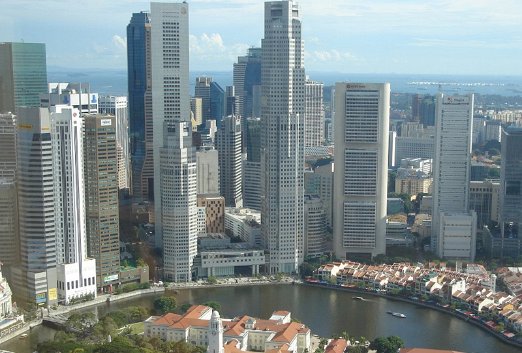Singapore-8 This impressive neo-classical tall building was built in 1865 as the East India court house and was originally much smaller then it is now. 5 different...
