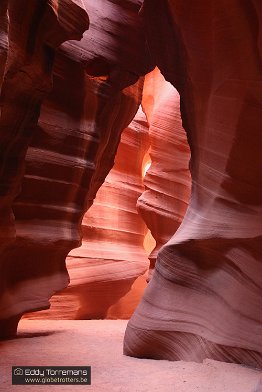 Antelope Canyon Navajo Upper Antelope Canyon is a slot canyon in the American Southwest, on Navajo land east of Lechee, Arizona. It includes five separate, scenic slot canyon...