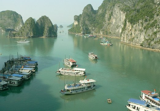 Halong Bay View from Paradise Cave - Halong Bay - December 2013