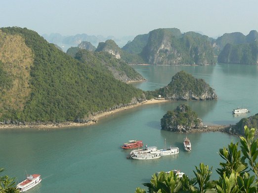 Titop Island View from Titop Island - Halong Bay - December 2013