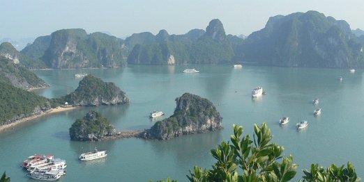 Halong Bay View from Titop Island December 2013