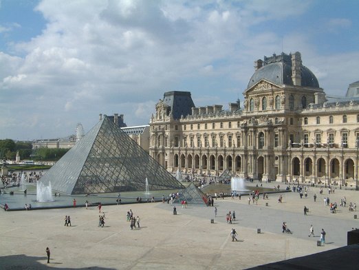 Paris - France The Louvre museum holding the Mona Lisa painting - August 2002